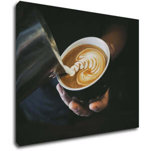 Impresi Obraz Káva capuccino - 90 x 70 cm
