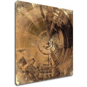 Impresi Obraz Abstraktní béžovo-zlatý - 70 x 70 cm