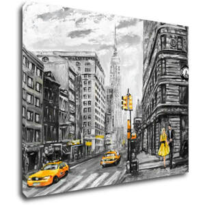 Impresi Obraz New York žluté detaily - 90 x 70 cm