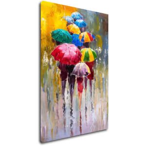 Impresi Obraz Barevné deštníky - 40 x 60 cm