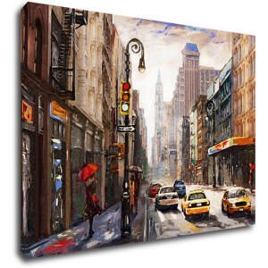 Impresi Obraz New York malba - 70 x 50 cm
