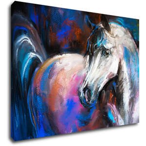 Impresi Obraz Barevný kůň - 70 x 50 cm