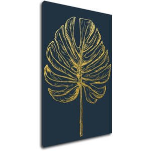 Impresi Obraz Zlatý kreslený list - 40 x 60 cm