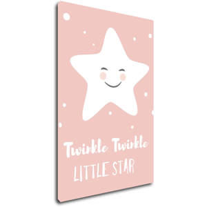 Impresi Obraz Pink twinkle twinkle little star - 20 x 30 cm