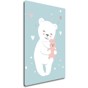 Impresi Obraz White cute bear - 20 x 30 cm