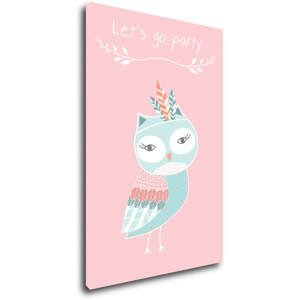 Impresi Obraz Let's go party owl - 20 x 30 cm