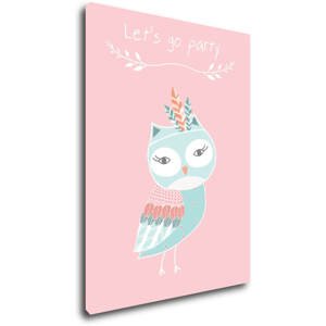 Impresi Obraz Let's go party owl - 30 x 40 cm