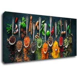 Impresi Obraz Koření na lžičkách - 90 x 40 cm