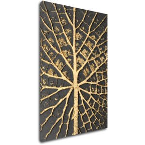 Impresi Obraz Zlatá struktura listu - 40 x 60 cm