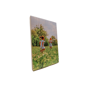 Tisk na dřevo 40x30 cm z vlastní fotografie, Bukové dřevo, S nalepovacím háčkem