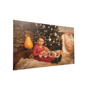 Oboustranný tisk na dřevo 60x45 cm z vlastní fotografie, Bukové dřevo, Oboustranný tisk