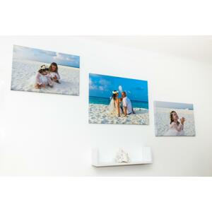 Fotoobrazy sada 3 kusů (2x -  60x40 cm, 1x - 70x50 cm) s vlastními fotkami, Plátno 100% bavlna: Premium Canvas 390g/m², S lakováním