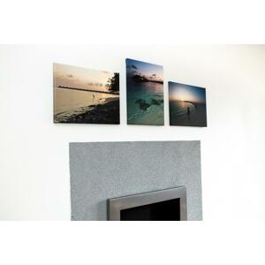 Expresní tisk - fotoobrazy sada 3 kusů 40x30 cm z vlastních fotografií, Plátno 100% bavlna: Premium Canvas 390g/m²
