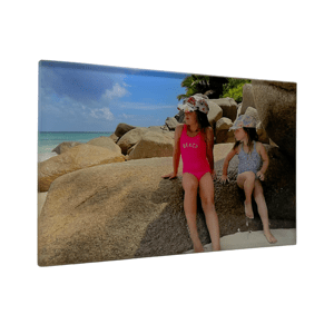 Tisk na sklo 70x50 cm z vlastní fotografie, Sklo clearvision, S nalepovacím háčkem