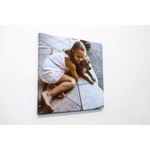 Fotoobraz 40x40 cm z vlastní fotografie, Plátno 100% bavlna: Premium Canvas 390g/m², S lakováním