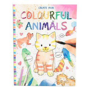 Create your, 1737788, Colourful animals, kreativní omalovánky