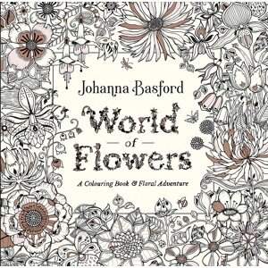 World of Flowers, antistresové omalovánky, Johanna Basford
