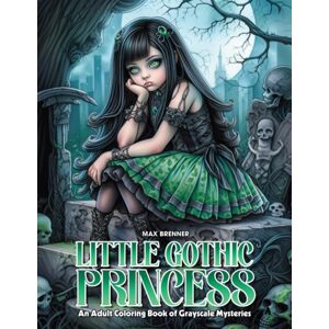 Little Gothic Princess, antistresové omalovánky, Max Brenner
