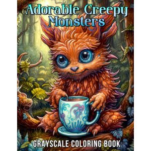 Adorable Creepy Monsters, antistresové omalovánky, Max Brenner