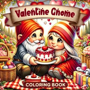 Valentine Gnome, antistresové omalovánky, Max Brenner