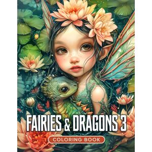 Fairies & Dragons 3, antistresové omalovánky, Max Brenner