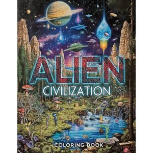 Alien Civilization, antistresové omalovánky, Max Brenner