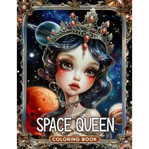 Space Queen, antistresové omalovánky, Max Brenner