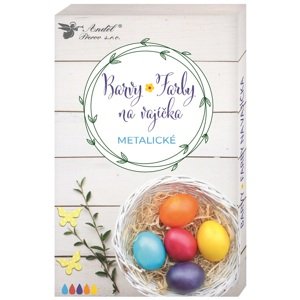 Anděl, 7742 , gelová barva na vajíčka, metalické odstíny, 5 barev