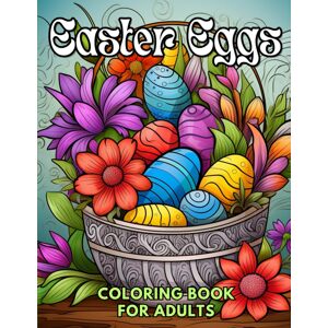 Easter Eggs (velikonoční vejce), antistresové omalovánky, LaChoco Publishing