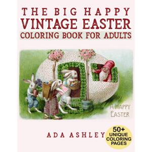 The Big Happy Vintage Easter, antistresové omalovánky, Ada Ashley