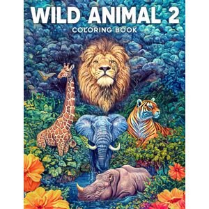Wild Animal 2, antistresové omalovánky, Max Brenner