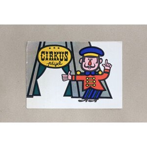 Cirkus přijel, 1025, retro omalovánky, Václav Pata