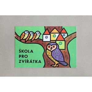 Škola pro zvířátka, 1049, retro omalovánky, Jaroslav Vildt