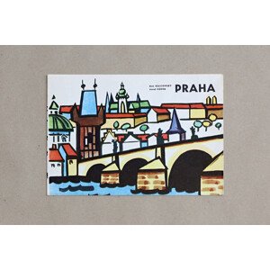 Praha, 1076, retro omalovánky, Antonín Kalcovský a Josef Pávek