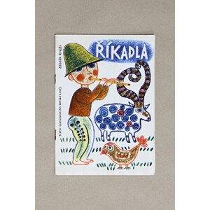 Říkadla, 1086, retro omalovánky, Zdeněk Krejčí