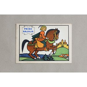 Princ Bajaja, 1096, retro omalovánky, M. Košař a Hana Doskočilová