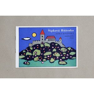 Šípková Růženka, 1112, retro omalovánky, Jitka Kolínská