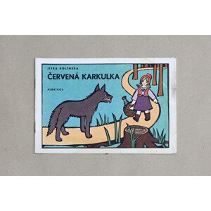 Červená Karkulka, 1121, retro omalovánky, Jitka Kolínská a Olga Pražáková