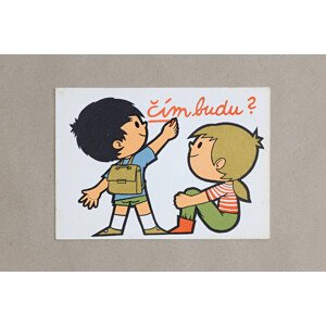 Čím budu?, 2018, retro omalovánky, Edita Plicková