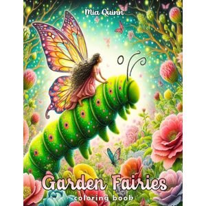 Garden Fairies, antistresové omalovánky, Mia Quinn
