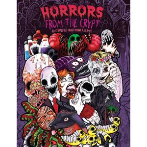 Horrors from the Crypt, antistresové omalovánky, Julia Rivers