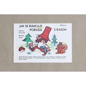 Jak se Rumcajs poradil s rakem, 2038, retro omalovánky, Václav Čtvrtek a Radek Pilař
