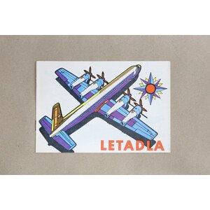 Letadla, 2041, retro omalovánky, Miloslav Hustoles a Svatopluk Hrnčíř