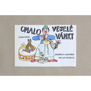 Veselé omalovánky, 2076, retro omalovánky, Jindřich Kovařík a Milan Korejs