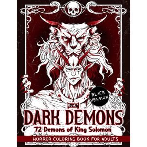 Dark Demons, antistresové omalovánky, Crook Crook