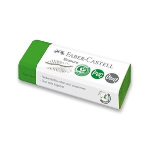 Faber-Castell, 187250, stěrací pryž PVC-free, zelená, 1 ks