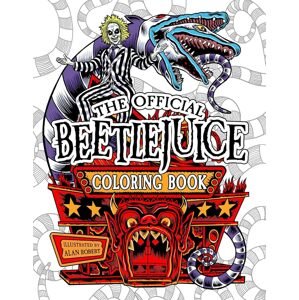 Beetlejuice: The Official Coloring Book, antistresové omalovánky, Alan Robert