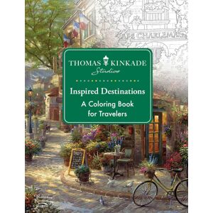 Inspired Destinations, antistresové omalovánky, Thomas Kinkade