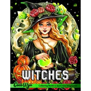 Witches, antistresové omalovánky, Coco Wyo