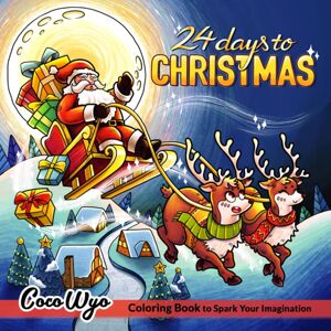 24 days to Christmas/adventní kalendář, antistresové omalovánky, Coco Wyo